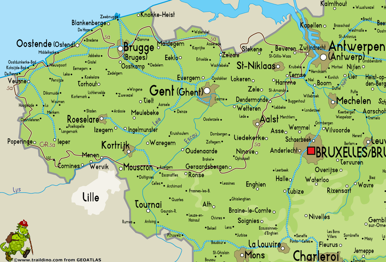 Belgien Karte ~ World Of Map
