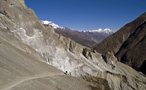 Landslide area on the way to Manang - by Gianni PK