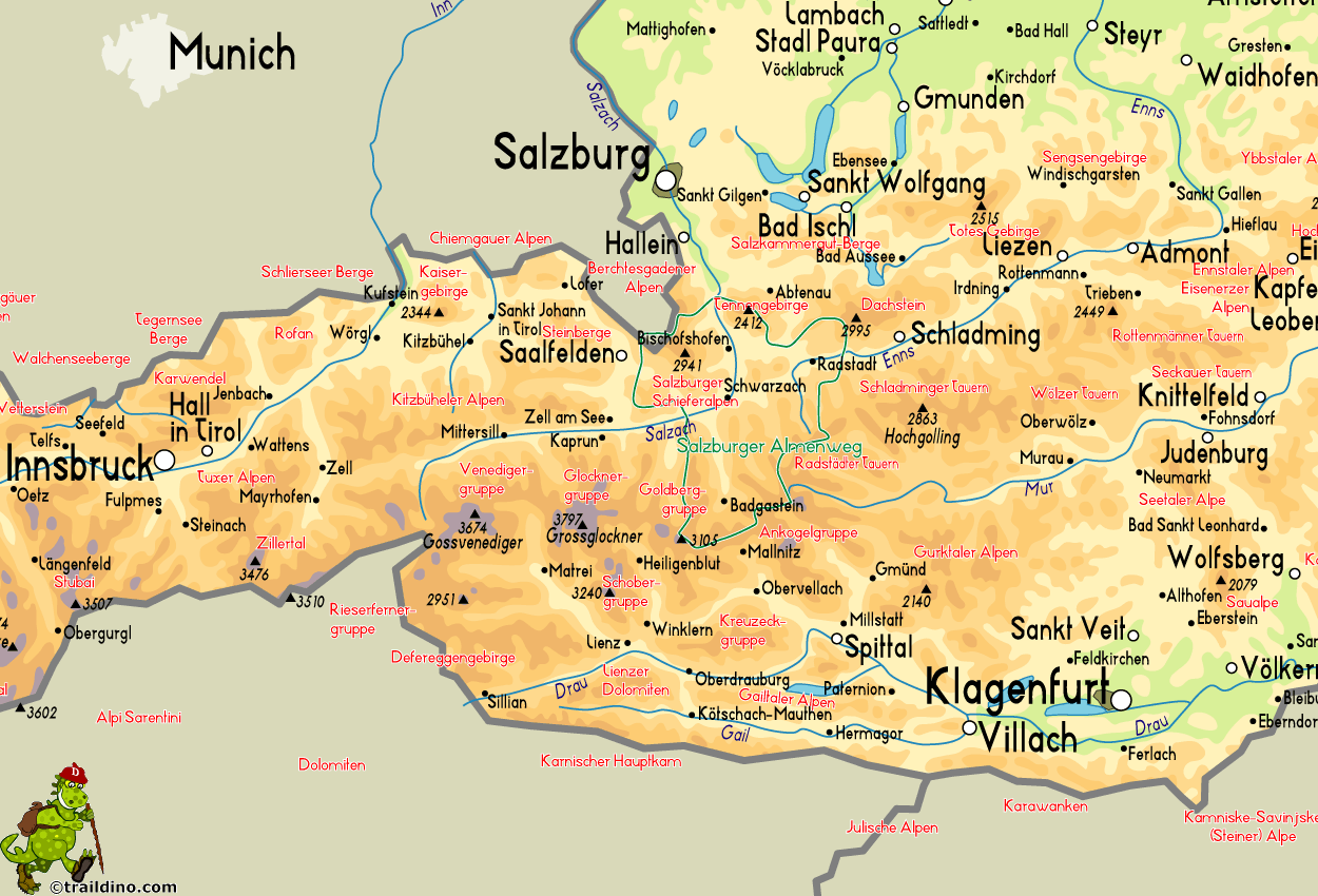 Map Salzburger Almenweg