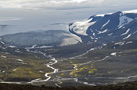 View from Raudhkollur to Langjökull - by Henk