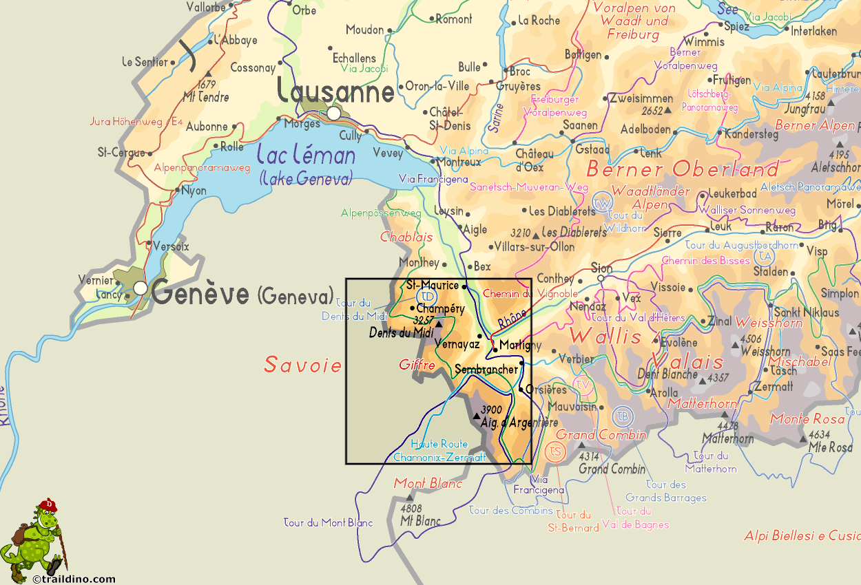 Map Giffre