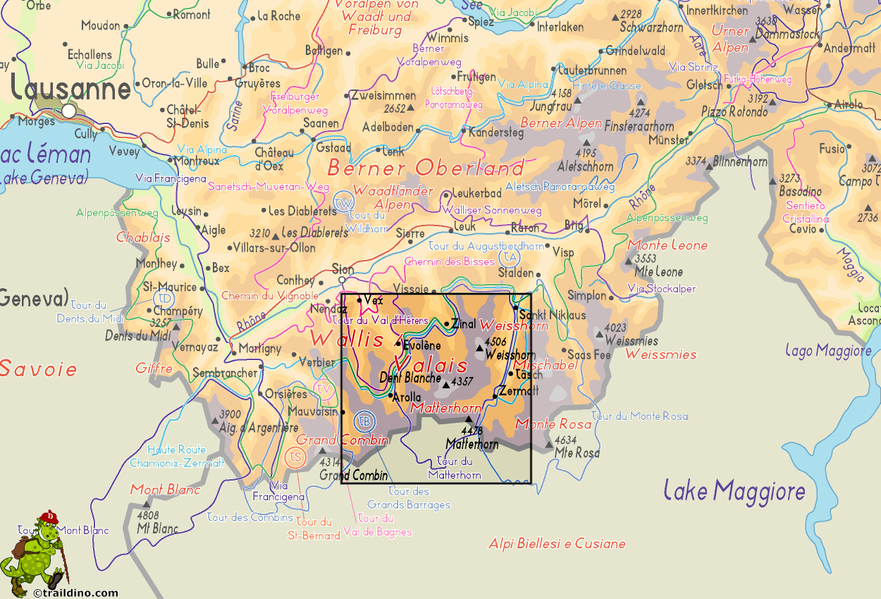Map Matterhorn